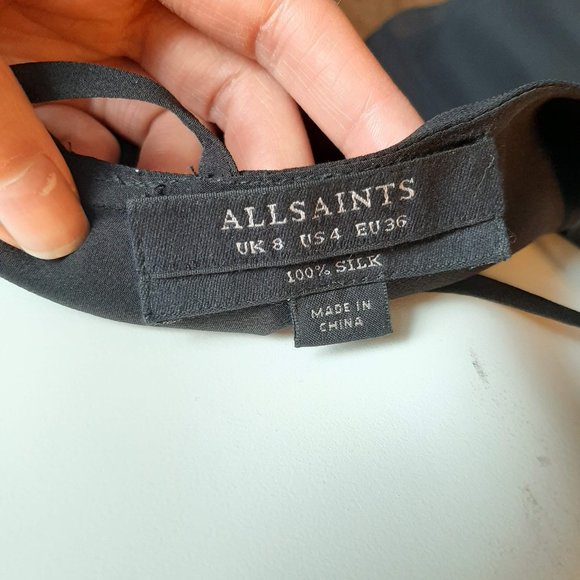 💣NWOT ALL SAINTS Ruffle Dress - Picture 10 of 11